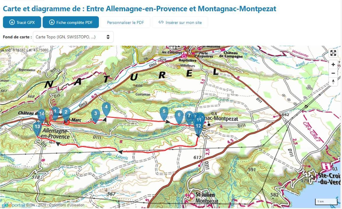 Gite Avec Terrasse Privee Proche Des Gorges Du Verdon 普罗旺斯地区阿莱马尼 外观 照片